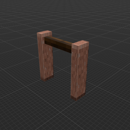 Polished Granite Bell Stand (Unused Bedrock Feature) [Place Bell In Center]