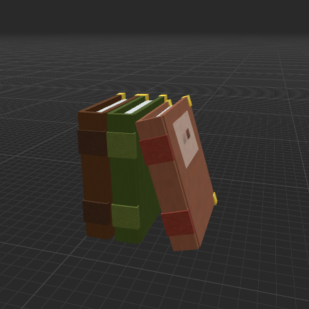 Standing Books (Colored)