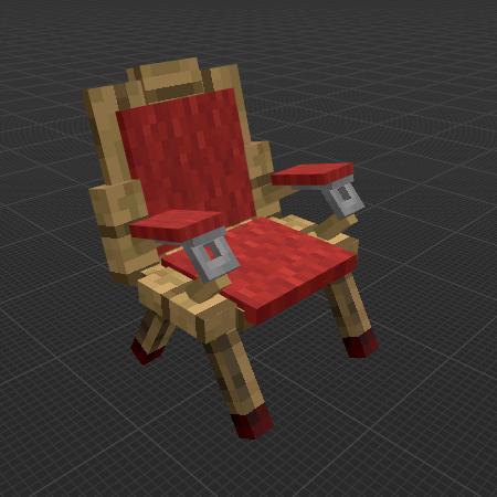 Red Velvet Armchair