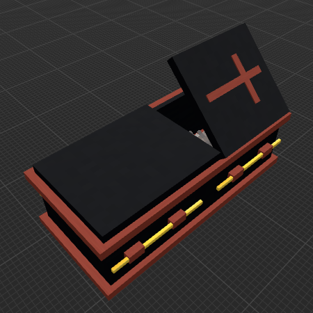 Coffin in Black