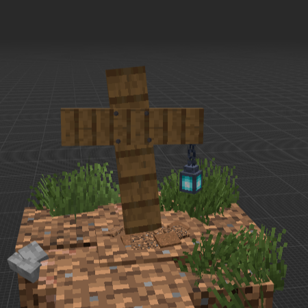 Wooden Tomb / Tombstone