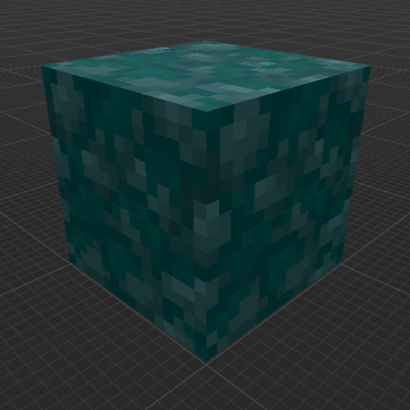 Mossy Blue Cobblestone (MC Dungeons)