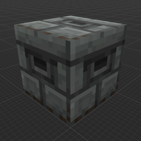 ‘Guardian Eye’ Chiseled Smooth Tuff Bricks (MC Dungeons)