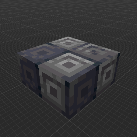 Chiseled Basalt Bricks Slab (NightSteak9)