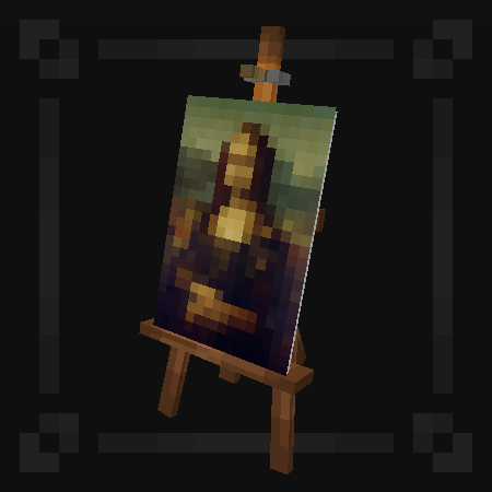 Easel (Painting: Mona Lisa)
