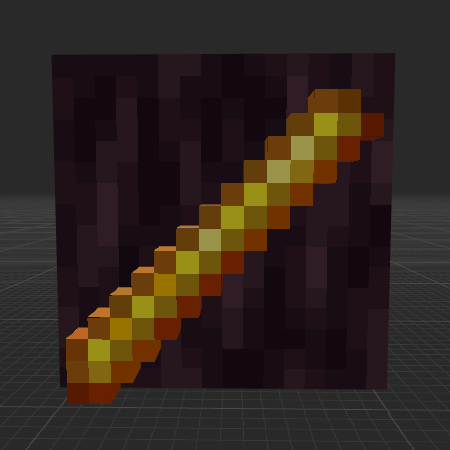 Blaze rod (But on a block!!)