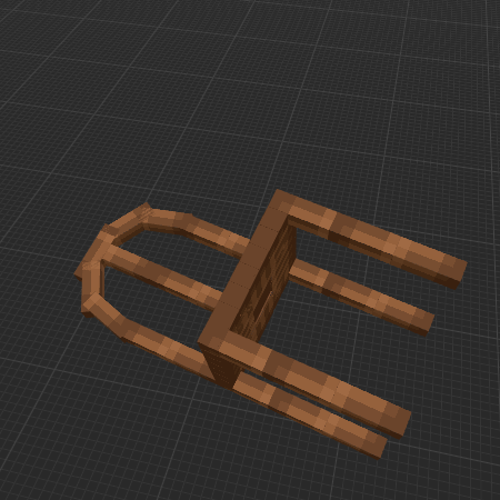 Wooden chair animation