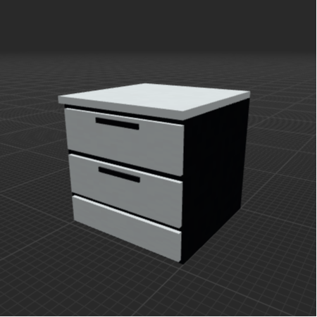 Black & White Kitchen Counter A