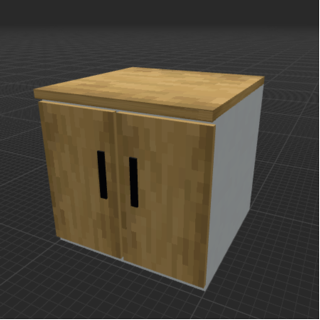 Oak Kitchen Counter B