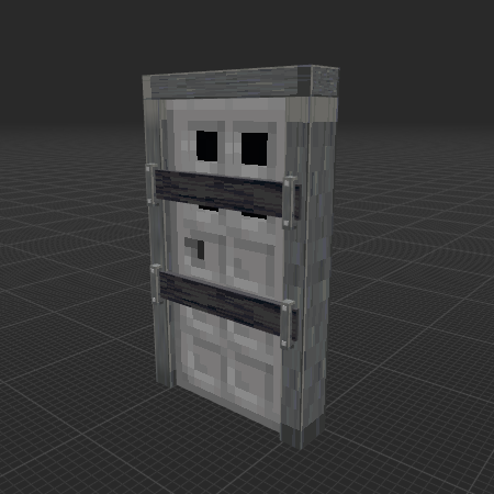 Barricaded Iron Door