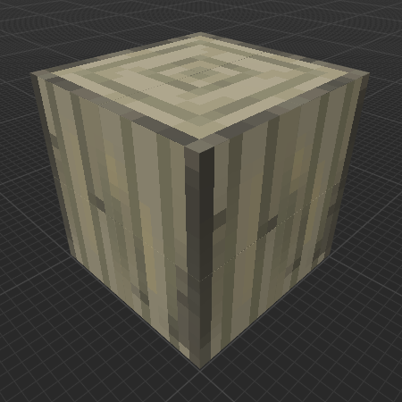 Frosted Fjord Dock Pole Stripped Wood (Dungeons)