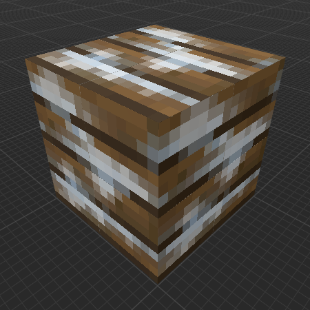 Snowy Spruce Wood Planks 2 (Dungeons)