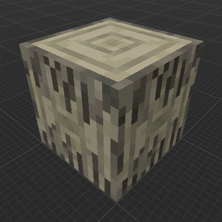 Stripped Winter Oak Log (Dungeons)