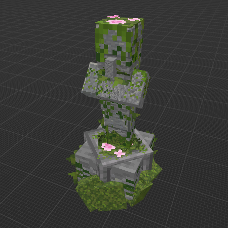 Villager Statue “Overgrown”
