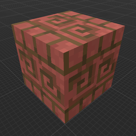 Chiseled Dyed Red Wood Planks (Dungeons)