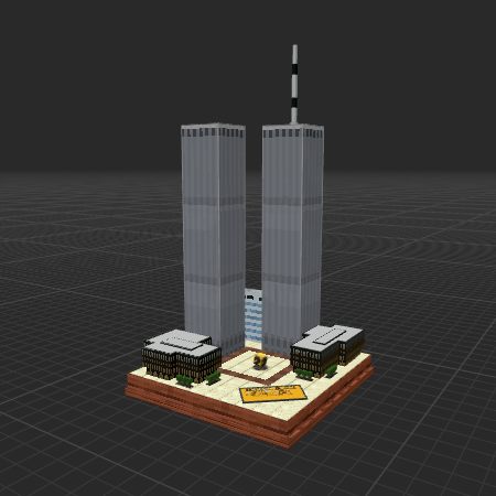 Twin Towers Tribute Scale Model