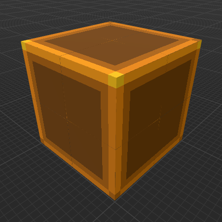 Hardened Orange Stained Glass (EDU)