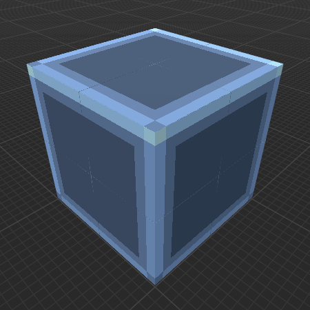 Hardened Light Blue Stained Glass (EDU)