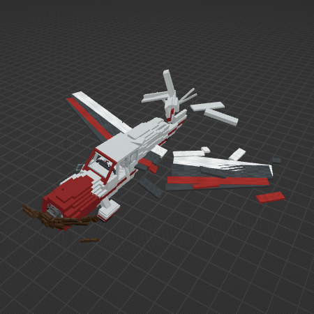 Crashed Plane