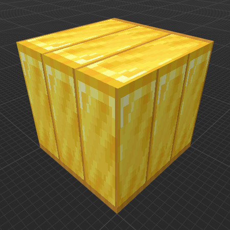 Cut Gold Block