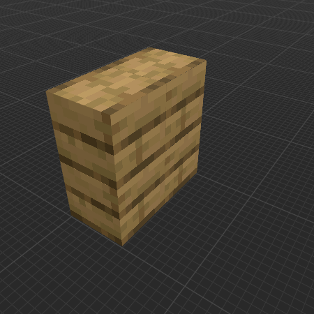 Oak Sideways Slab ((Custom Block))