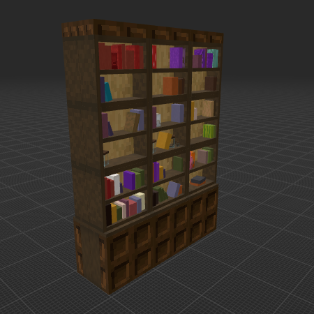 Double-Sided Bookshelf