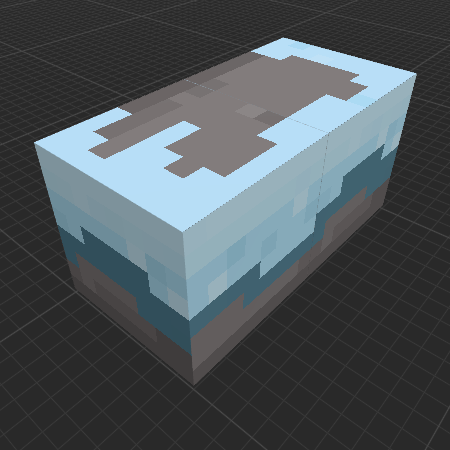 Snowy Skeleton Stone Brick 1 (Legends)