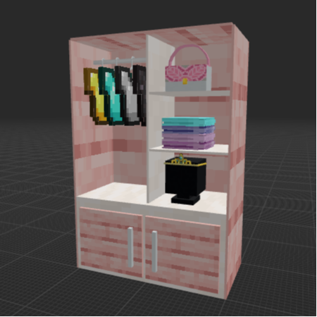 Cherry wardrobe cabinet (closet)