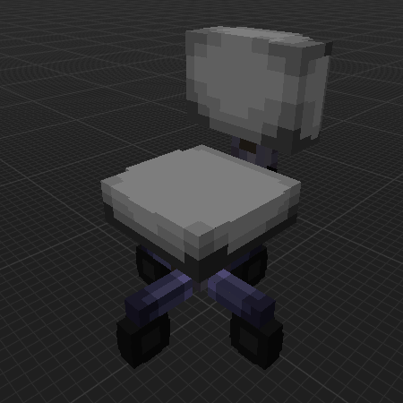 Dark office chair (worn out)