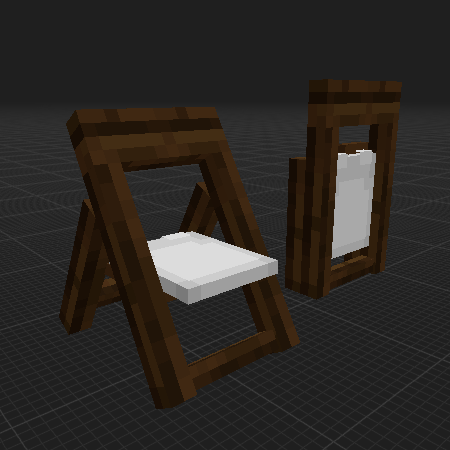 Wooden folding chair
