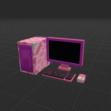 pink computer