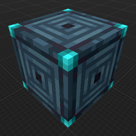 Blue Spiral Block