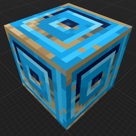 Blue Locked Door Sandy Chiseled Stone 1 (Dungeons)