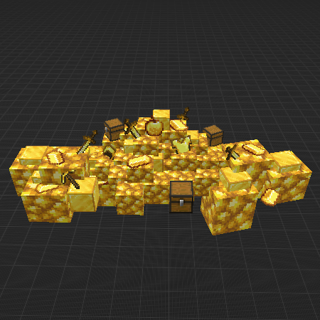 Gold pile