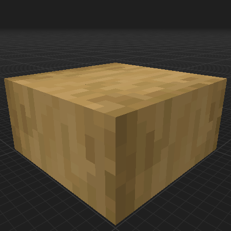 Striped Oak Log Slab