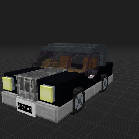 Convertible Black Sports Car