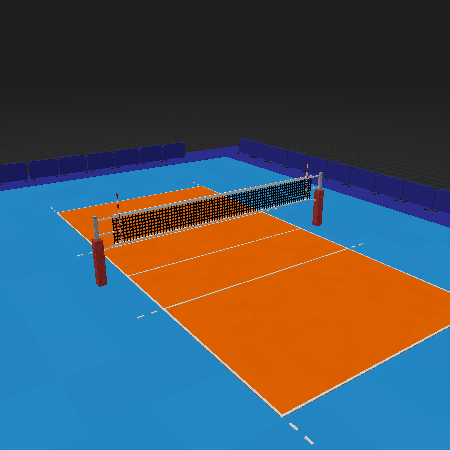 Volleyball court (real size)