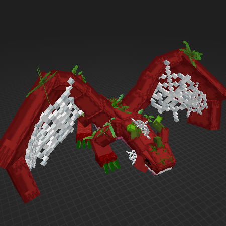 Legendary Greenish Red Dragon