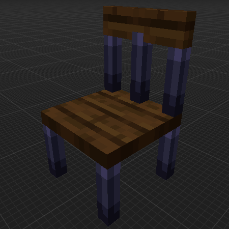 Dark oak chair