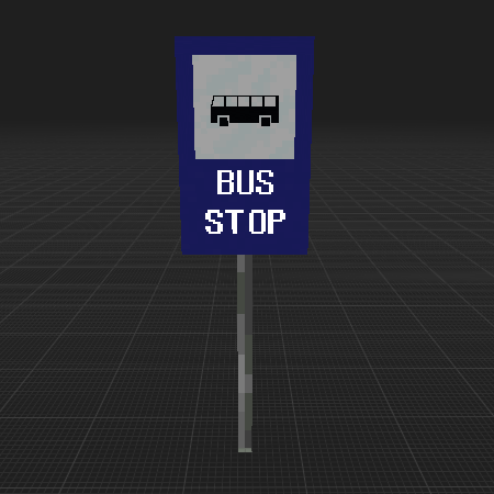 Bus Stop Sign