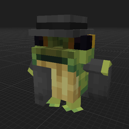 Shady frog coat open