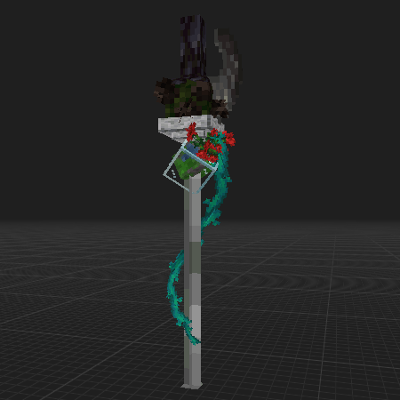 sword with roses