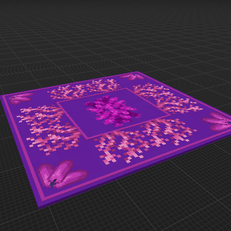 Grand tapis violet – 01