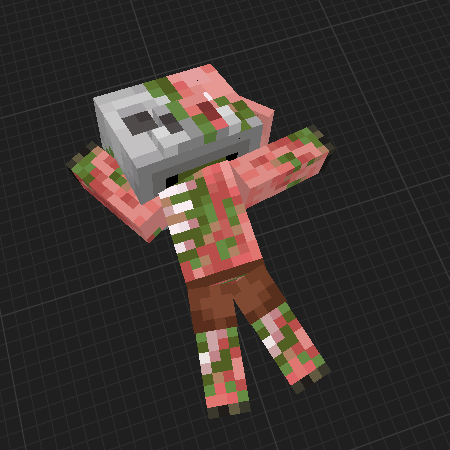 Baby Zombified Piglin corpse variant 4