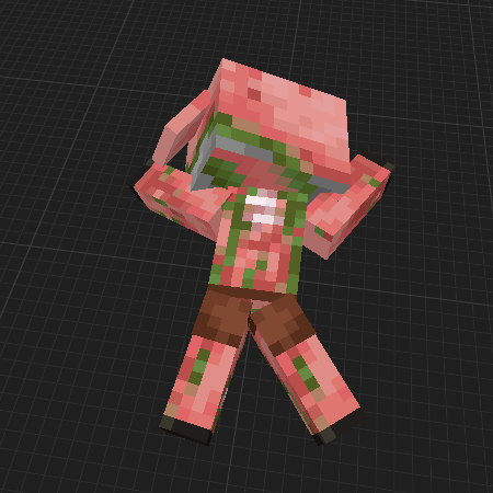 Baby Zombified Piglin corpse