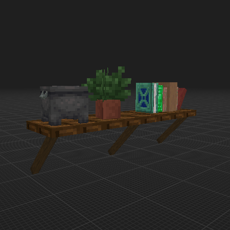 Wall Mounted Shelf (4 Wide)