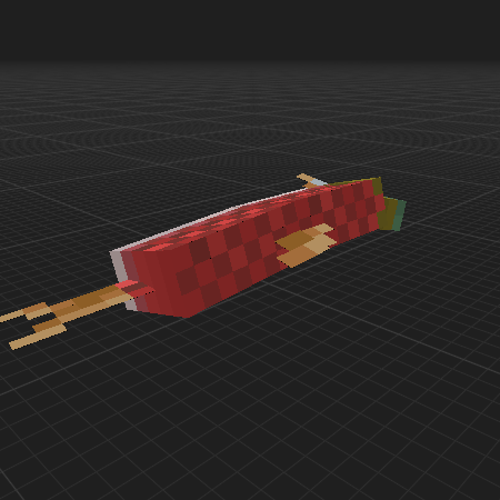 Medium Salmon corpse variant 4