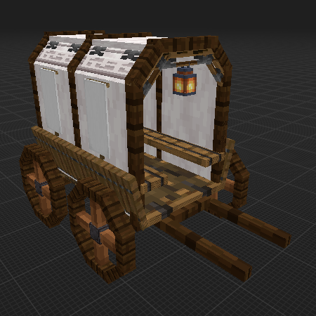 big wooden cart