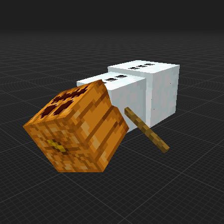 Pumpkin Snowgolem corpse variant 4