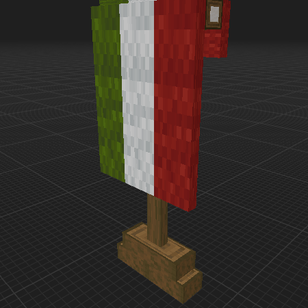 Italian Flag Stand